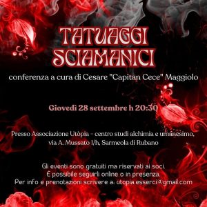 Conferenza Tatuaggi Sciamanici