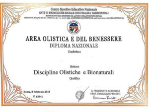 Diploma Operatore Olistico